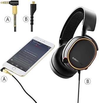 Amazon.co.jp: Arctis7ケーブルオーディオヘッドセットコード